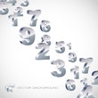 Abstract background with numbers. Abstract background with numbers.