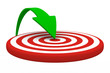 Movement direction to success. Isolated 3D image Movement direction to success. Isolated 3D image