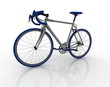 Bicycle isolated on white background