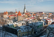 panoramic view of old city of Tallinn, Estonia panoramic view of old city of Tallinn, Estonia