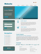 Website Template "Blue Business" Vektoren