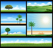 Summer holiday nature landscape