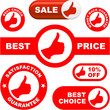 Sale signs.