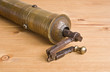 Old manual coffee grinder