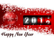 happy new year illustration with counter
