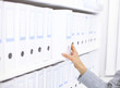 Shelf with Folders for documents