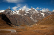 Beautiful scene of high mountains