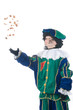 Child playing Zwarte Piet or Black Pete