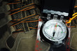 Compass and walking boots