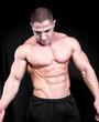 Athletic sexy attractive male body builder