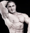 Athletic sexy attractive male body builder