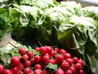 vitamins in fresh vegetables sold in the market