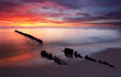 Sunrise on ocean - baltic