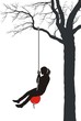Girl for hanging ball Girl for hanging ball