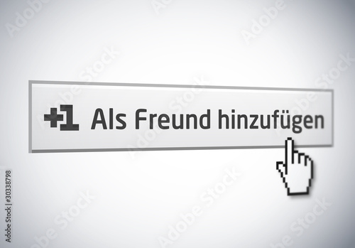 Illustration: Als freund hinzufugen Als freund hinzufugen