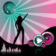 Vector: Ambiance disco. Ambiance disco.