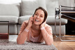 Frau am Telefon Frau am Telefon
