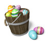 Painted eggs at Easter