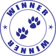 Stamp for diploma - winner pets exhibition Stamp for diploma - winner pets exhibition