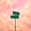 Blank Road Sign