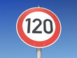 Verkehrsschild 120