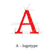 Logo design letter A # Vector Logo design letter A # Vector