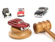 Gavel auction and cars