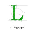Logo design letter L # Vector Logo design letter L # Vector