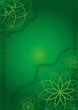 Green abstract background with curls, vector illustration Green abstract background with curls, vector illustration