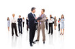 Business team or group at a meeting