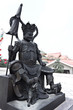 Chinese god sitting statue in chinese temple Chinese god sitting statue in chinese temple