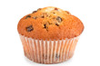 Muffin isolated on a white background