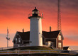 Nobska Point Lighthouse At Sunrise