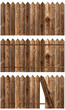wooden fences set
