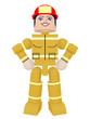 Block Firefighter Woman