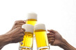 生ビールで乾杯