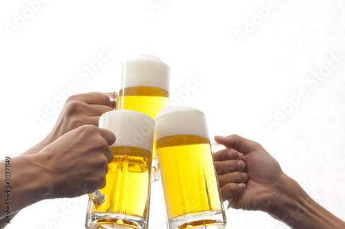 生ビールで乾杯