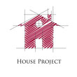 Logo house project # Vector