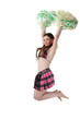 Girl cheerleader jump
