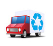 transporter lkw truck icon recycling