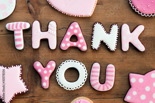 Photo: Thank you cookies Thank you cookies