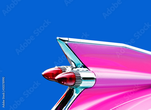 Photo: Pink Caddie tail fin Pink Caddie tail fin