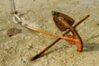 Boats anchor in the sand