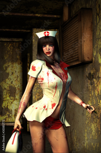 Illustration: horror woman freak fantasy horror woman freak fantasy
