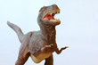 A Tyrannosaurus Rex Dinosaur with Gaping Jaws Full of Teeth