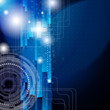 Eps10. Design background with the digital elements of communicat