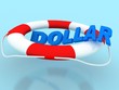 Rescue circle of dollar