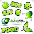 BIo Eco Green Tags  for Stickers