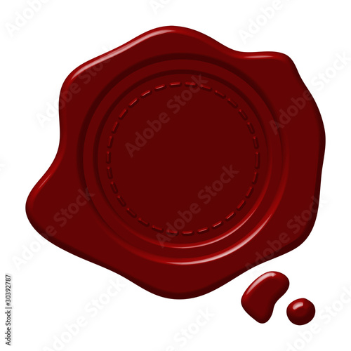 Illustration: Wachssiegel Wachssiegel