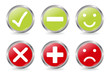 Positive und Negative Buttons